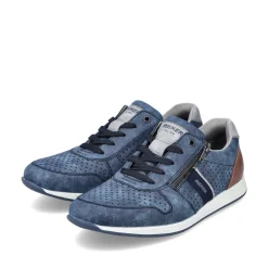 Rieker Herren Schnürschuhe himmelblau