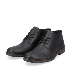 Rieker Herren Schnürschuhe tiefschwarz