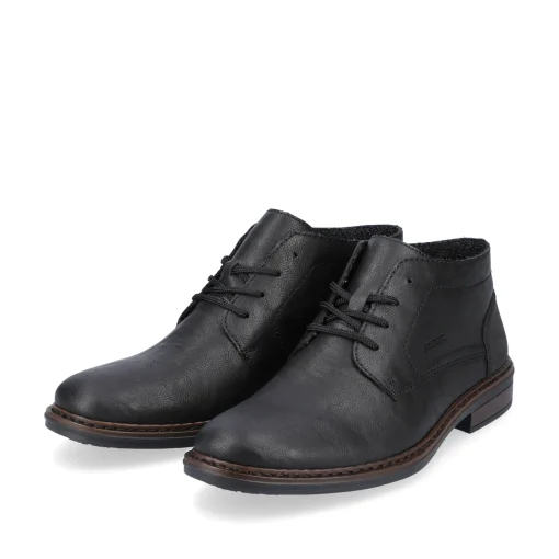 Rieker Herren Schnürschuhe tiefschwarz