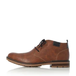 Rieker Herren Schnürschuhe kastanienbraun
