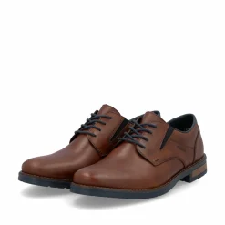 Rieker Herren Schnürschuhe nougatbraun