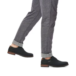 Rieker Herren Schnürschuhe graphitschwarz