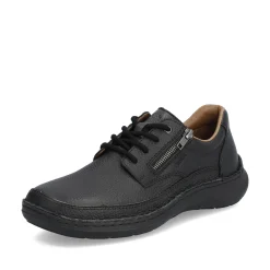 Rieker Herren Schnürschuhe nachtschwarz