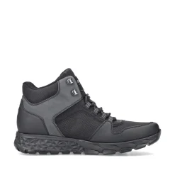 Rieker Herren Schnürschuhe tiefschwarz