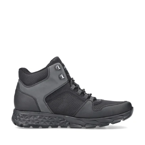 Rieker Herren Schnürschuhe tiefschwarz