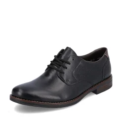 Rieker Herren Schnürschuhe mitternachtsschwarz