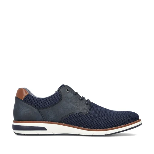 Rieker Herren Schnürschuhe azurblau