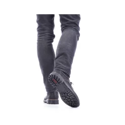 Rieker Herren Schnürschuhe nachtschwarz
