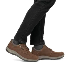 Rieker Herren Schnürschuhe nougatbraun
