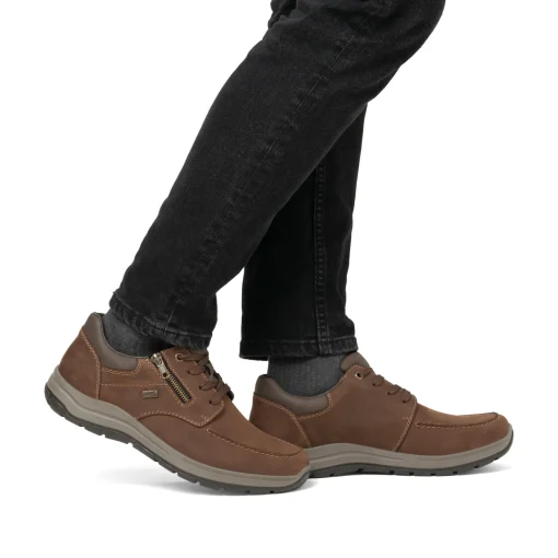 Rieker Herren Schnürschuhe nougatbraun