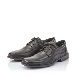 Rieker Herren Schnürschuhe nachtschwarz