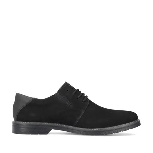 Rieker Herren Schnürschuhe tiefschwarz
