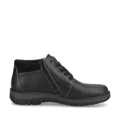Rieker Herren Schnürschuhe graphitschwarz