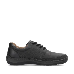 Rieker Herren Schnürschuhe nachtschwarz