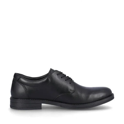 Rieker Herren Schnürschuhe mitternachtsschwarz