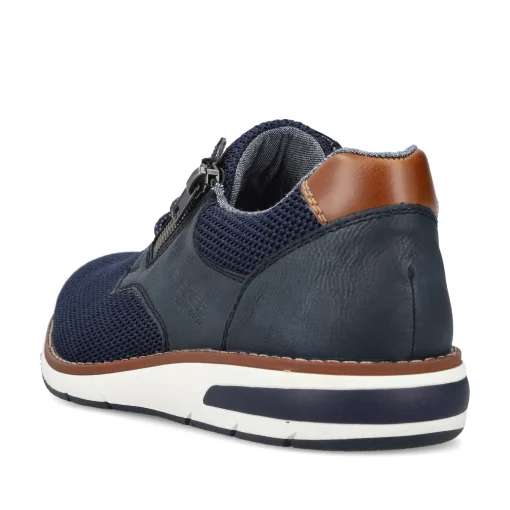 Rieker Herren Schnürschuhe azurblau