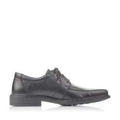 Rieker Herren Schnürschuhe nachtschwarz