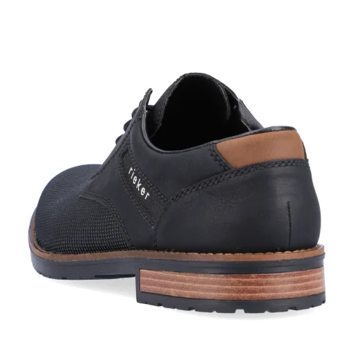 Rieker Herren Schnürschuhe graphitschwarz