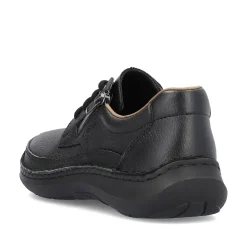 Rieker Herren Schnürschuhe nachtschwarz