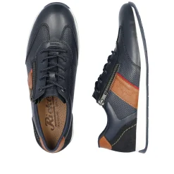 Rieker Herren Schnürschuhe ozeanblau