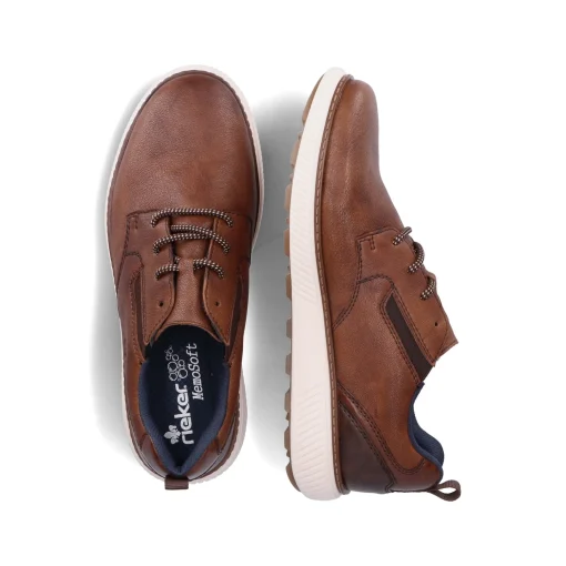 Rieker Herren Schnürschuhe kastanienbraun
