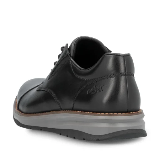 Rieker Herren Schnürschuhe stahlschwarz