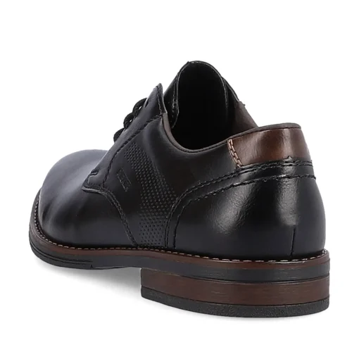 Rieker Herren Schnürschuhe mitternachtsschwarz