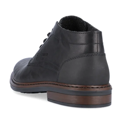 Rieker Herren Schnürschuhe tiefschwarz
