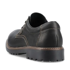 Rieker Herren Schnürschuhe nachtschwarz