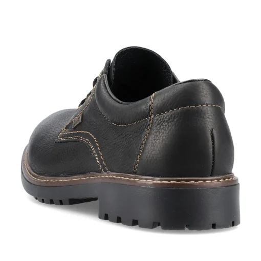 Rieker Herren Schnürschuhe nachtschwarz