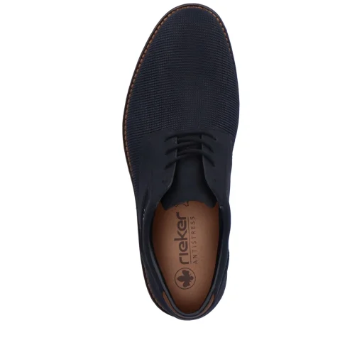 Rieker Herren Schnürschuhe graphitschwarz