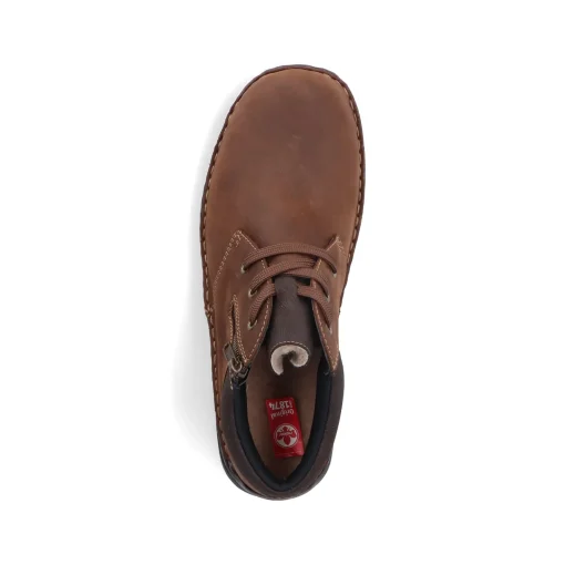 Rieker Herren Schnürschuhe nougatbraun