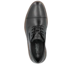 Rieker Herren Schnürschuhe stahlschwarz