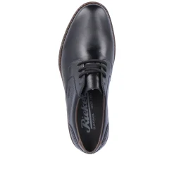 Rieker Herren Schnürschuhe mitternachtsschwarz