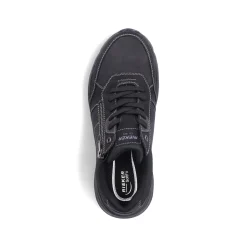 Rieker Herren Schnürschuhe asphaltschwarz