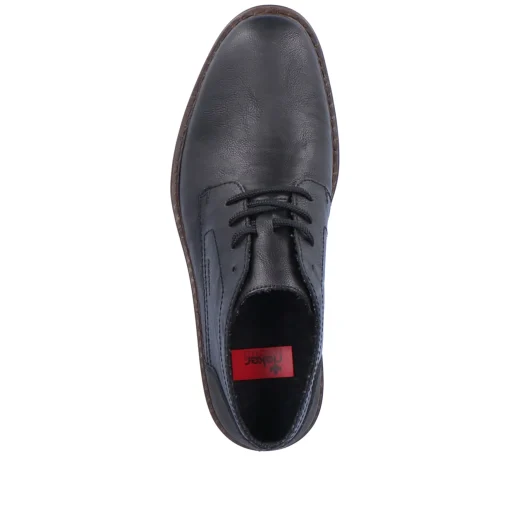 Rieker Herren Schnürschuhe tiefschwarz