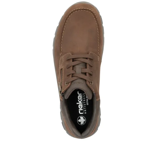 Rieker Herren Schnürschuhe nougatbraun