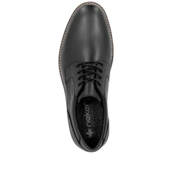 Rieker Herren Schnürschuhe nachtschwarz