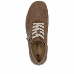 Rieker Herren Schnürschuhe nougatbraun