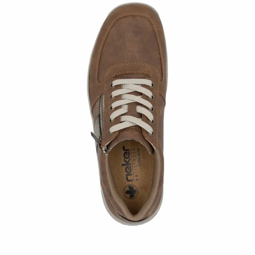 Rieker Herren Schnürschuhe nougatbraun