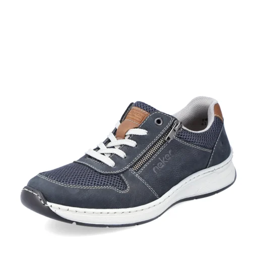 Rieker Herren Schnürschuhe ozeanblau