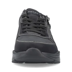 Rieker Herren Schnürschuhe asphaltschwarz