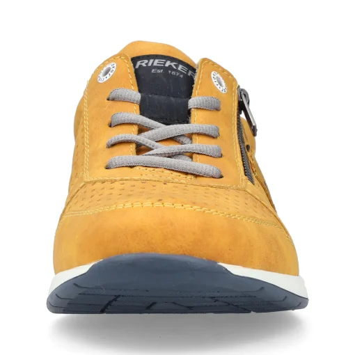 Rieker Herren Schnürschuhe sonnenblumengelb-marineblau