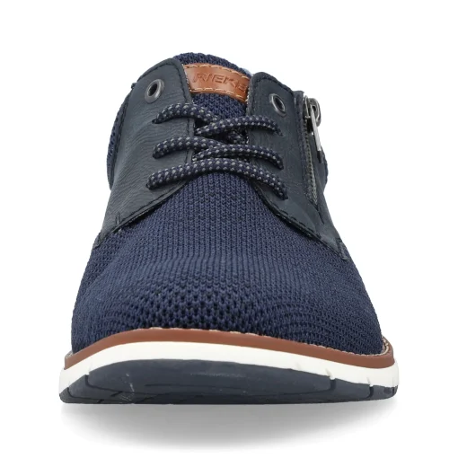 Rieker Herren Schnürschuhe azurblau