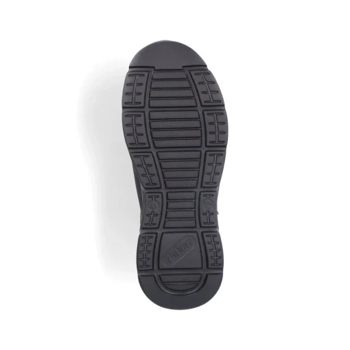 Rieker Herren Schnürschuhe asphaltschwarz