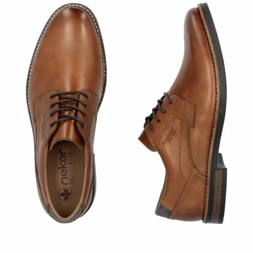 Rieker Herren Schnürschuhe karamellbraun