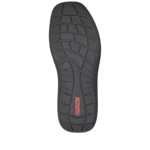 Rieker Herren Schnürschuhe nachtschwarz