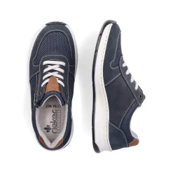 Rieker Herren Schnürschuhe ozeanblau