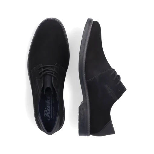 Rieker Herren Schnürschuhe tiefschwarz