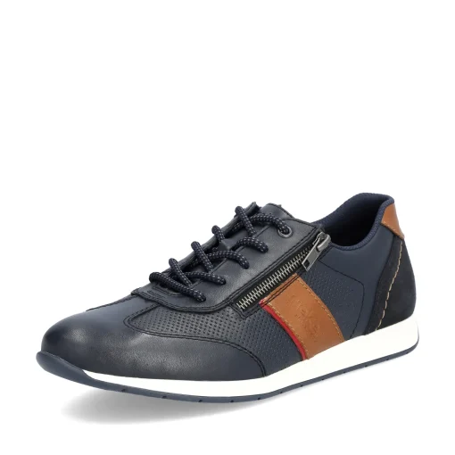 Rieker Herren Schnürschuhe ozeanblau